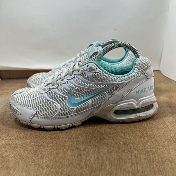 Nike Air Max Torch 4 Women Size 8.5 Running Shoes White Turquoise 343851-100 - Picture 3 of 9